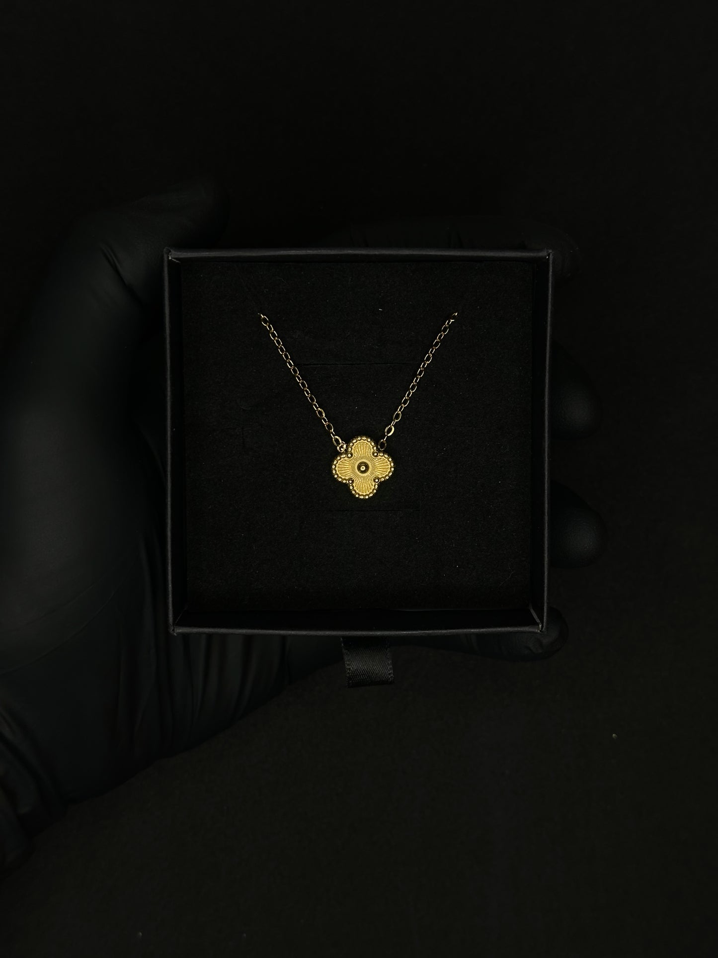 Gold Clover Necklace