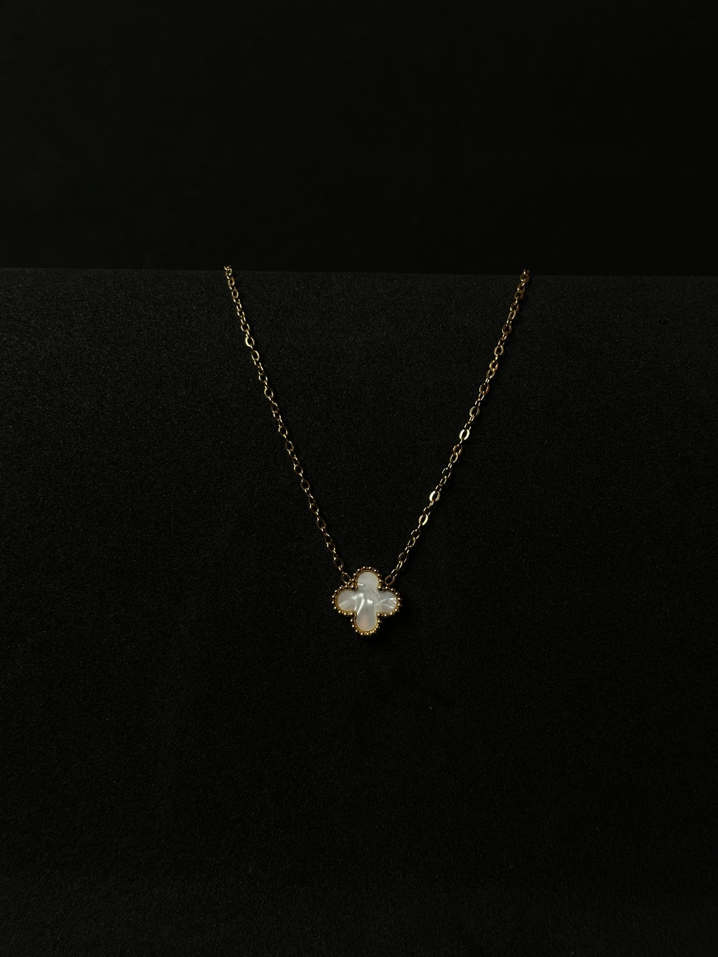 White Clover Necklace