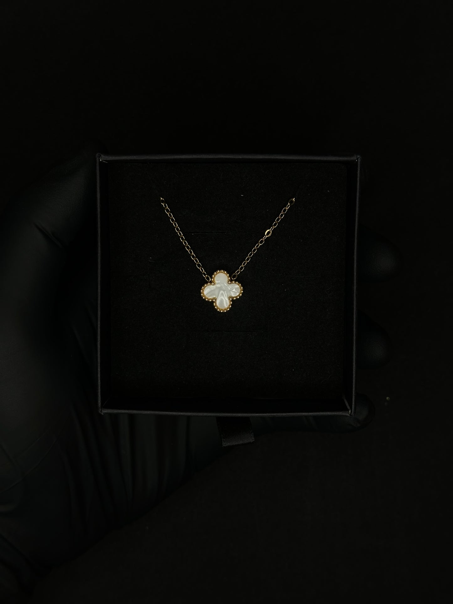 White Clover Necklace