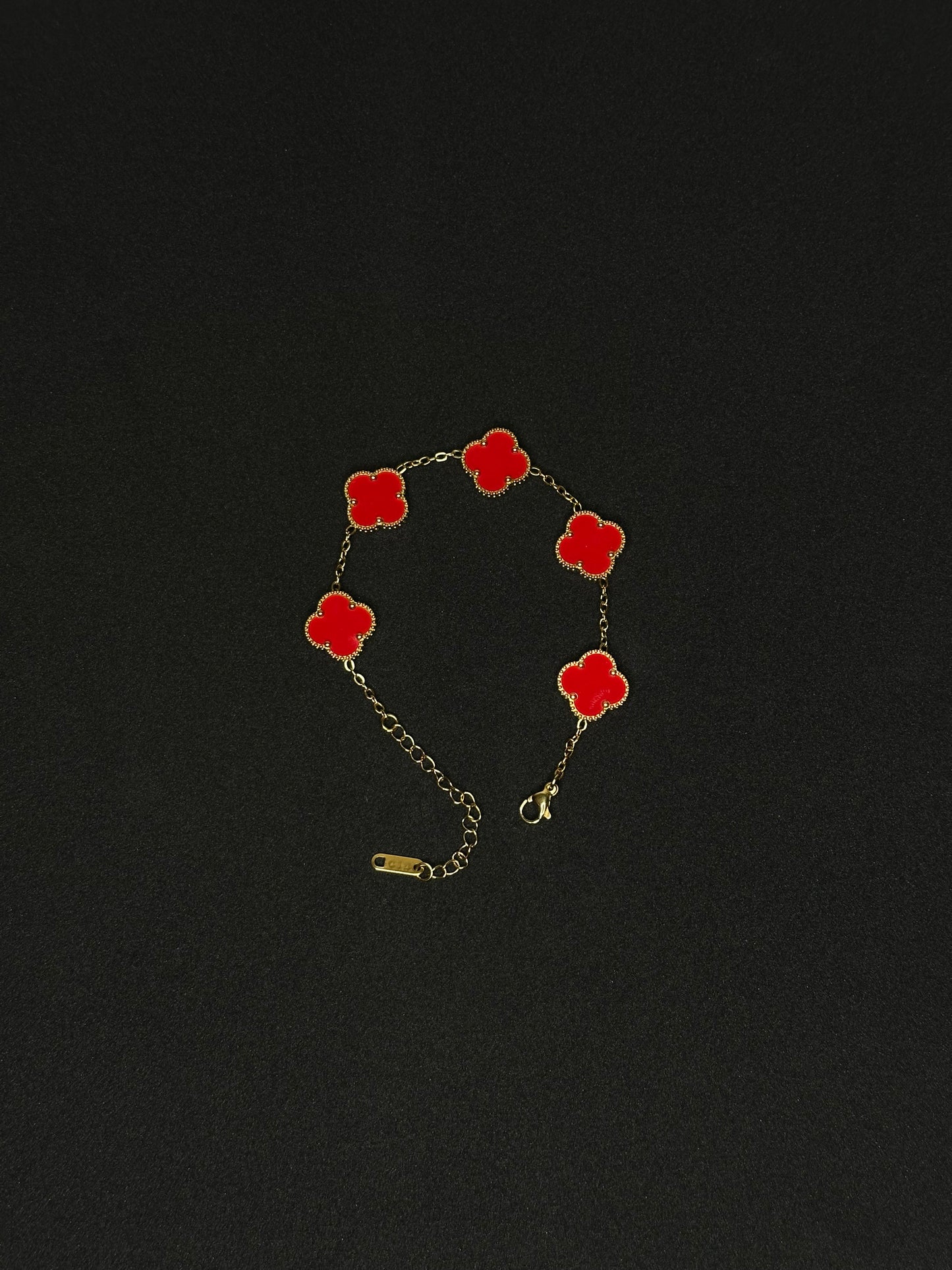 Rose Clover Bracelet - 1.5 cm Leaf